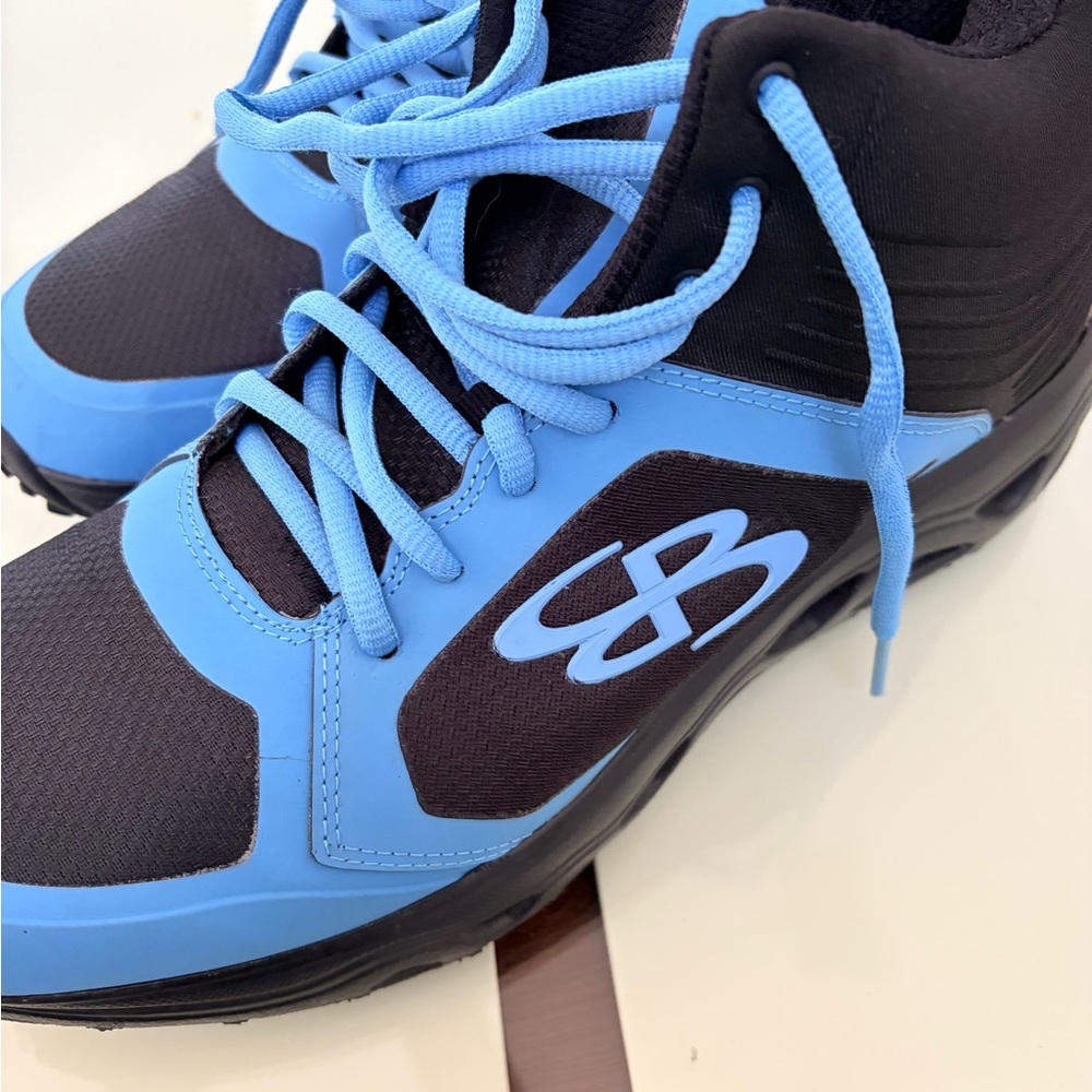 Boombah Black and Blue Athletic Shoes - men’s Performance Sneakers